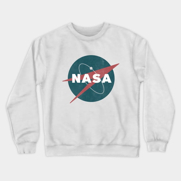 NASA Logo Alternative by © Buck Tee Originals Crewneck Sweatshirt by Buck Tee